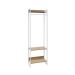 Guarda-Roupa Closet Studio Mel e Branco 187x60 cm