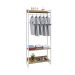 Guarda-Roupa Closet Studio Mel e Branco 187x80 cm