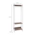 Guarda-Roupa Closet Studio Nogal e Branco 187x60 cm