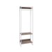 Guarda-Roupa Closet Studio Nogal e Branco 187x60 cm