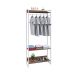 Guarda-Roupa Closet Studio Nogal e Branco 187x80 cm