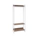 Guarda-Roupa Closet Studio Nogal e Branco 187x80 cm