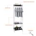 Guarda-Roupa Closet Studio Preto e Branco 187x60 cm