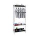 Guarda-Roupa Closet Studio Preto e Branco 187x80 cm