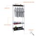 Guarda-Roupa Closet Studio Preto e Branco 187x80 cm