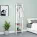 Guarda-Roupa Closet Studio Snow e Branco 187x45 cm