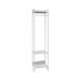 Guarda-Roupa Closet Studio Snow e Branco 187x45 cm