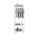 Guarda-Roupa Closet Studio Snow e Branco 187x60 cm