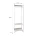 Guarda-Roupa Closet Studio Snow e Branco 187x60 cm