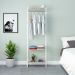 Guarda-Roupa Closet Studio Snow e Branco 187x60 cm