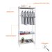 Guarda-Roupa Closet Studio Snow e Branco 187x80 cm
