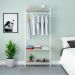 Guarda-Roupa Closet Studio Snow e Branco 187x80 cm