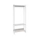Guarda-Roupa Closet Studio Snow e Branco 187x80 cm