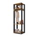 Guarda-Roupa Closet Titan Preto e Freijó 59 cm