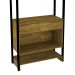 Guarda-Roupa Closet Twister 1 Gaveta Ipê Rustic e Preto