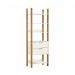 Guarda-Roupa Closet Verena 2 Gavetas Off White e Freijó 74 cm