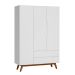Guarda-Roupa Infantil Alpi 3 PT 2 GV Branco