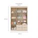 Guarda-Roupa Infantil Ayla 3 Portas 4 Gavetas Off White