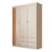 Guarda-Roupa Infantil Ayla 3 Portas 4 Gavetas Off White