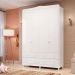 Guarda-Roupa Infantil Elô New Flex 4 PT 4 GV Branco