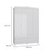 Guarda-Roupa Infantil Elô New Flex 4 PT 4 GV Branco