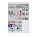 Guarda-Roupa Infantil Eloá 3 Portas 4 Gavetas Branco