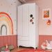 Guarda-Roupa Infantil Encanto 3 Portas 2 Gavetas Branco