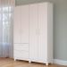 Guarda-Roupa Infantil Jujuba 4 Portas 2 Gavetas Branco
