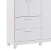 Guarda-Roupa Infantil Jujuba 4 Portas 2 Gavetas Branco