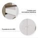Guarda-Roupa Infantil Labirinto 2 Portas 2 Gavetas Marrom e Branco
