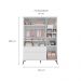 Guarda-Roupa Infantil Melinda 3 Portas 2 Gavetas Branco