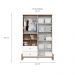 Guarda-Roupa Infantil Ternura 4 PT 2 GV Branco e Jequitibá