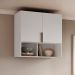 Guarda-Roupa Modulado Aéreo Altezza Clean 2 Portas Branco