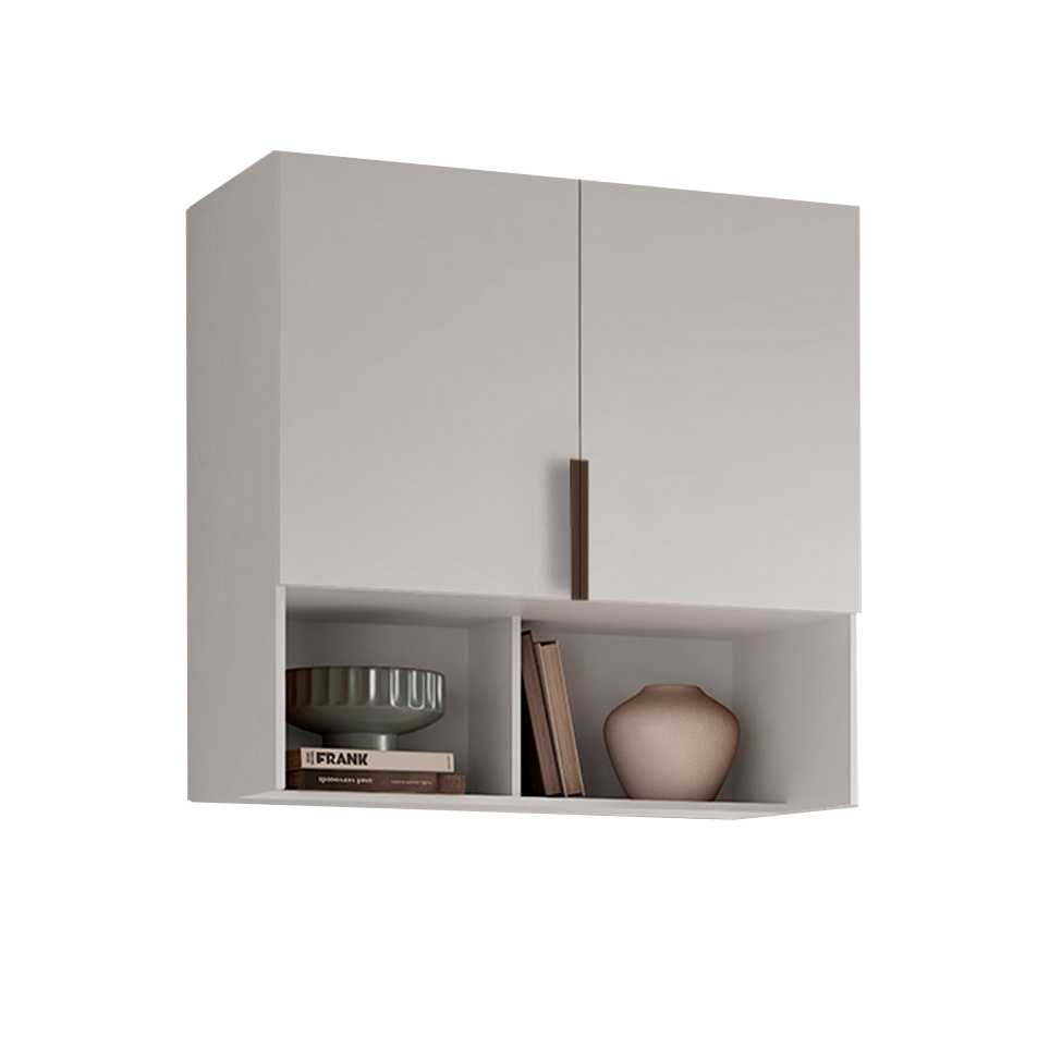 Guarda-Roupa Modulado Aéreo Altezza Clean 2 Portas Branco