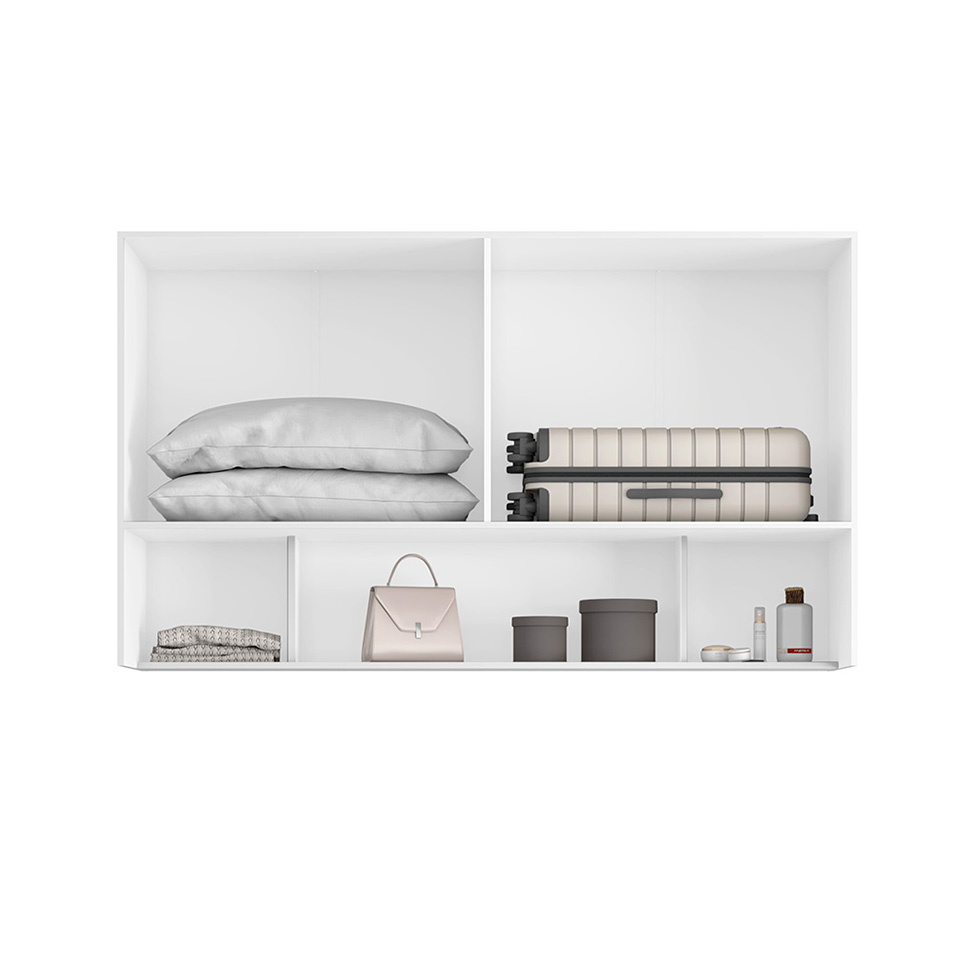 Guarda-Roupa Modulado Aéreo Altezza Clean 4 Portas Branco 150 cm