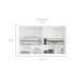 Guarda-Roupa Modulado Aéreo Altezza Clean 4 Portas Branco 150 cm