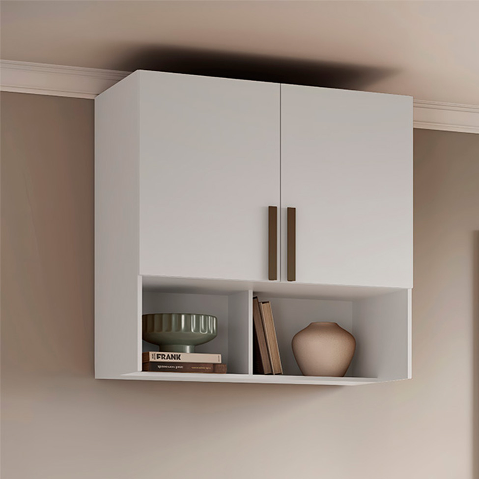 Guarda-Roupa Modulado Aéreo Altezza Trend 2 Portas Branco