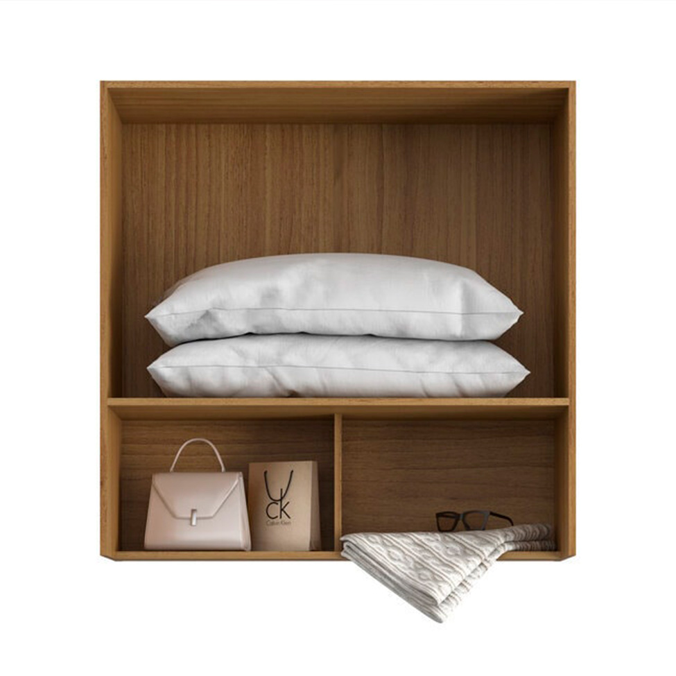 Guarda-Roupa Modulado Aéreo Altezza Trend 2 Portas Freijó