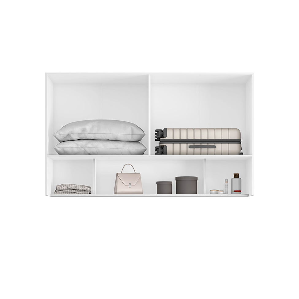 Guarda-Roupa Modulado Aéreo Altezza Trend 4 Portas Branco 150 cm