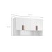 Guarda-Roupa Modulado Aéreo Altezza Trend 4 Portas Branco 150 cm