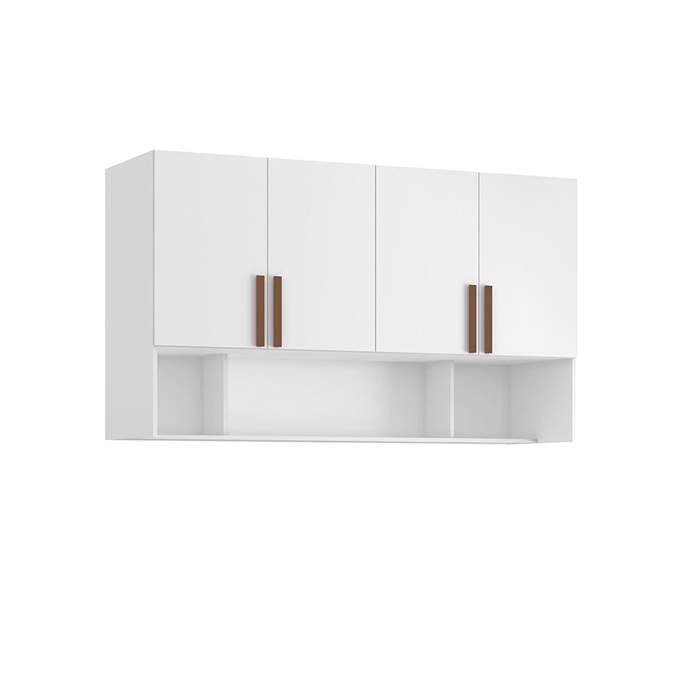 Guarda-Roupa Modulado Aéreo Altezza Trend 4 Portas Branco 150 cm