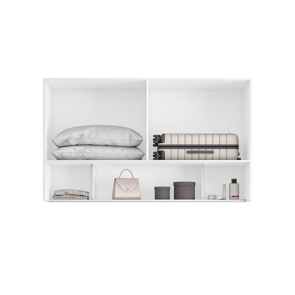 Guarda-Roupa Modulado Aéreo Altezza Trend 4 Portas Branco 170 cm