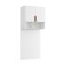 Guarda-Roupa Modulado Aéreo com Cabeceira Altezza Trend 2 Portas Branco