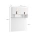 Guarda-Roupa Modulado Aéreo com Cabeceira Altezza Trend 4 Portas Branco 150 cm