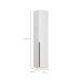 Guarda-Roupa Modulado Altezza 1 Porta Branco