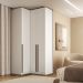 Guarda-Roupa Modulado Altezza 3 Portas 3 Gavetas Branco 125 cm