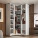 Guarda-Roupa Modulado Altezza 3 Portas 3 Gavetas Branco 131 cm