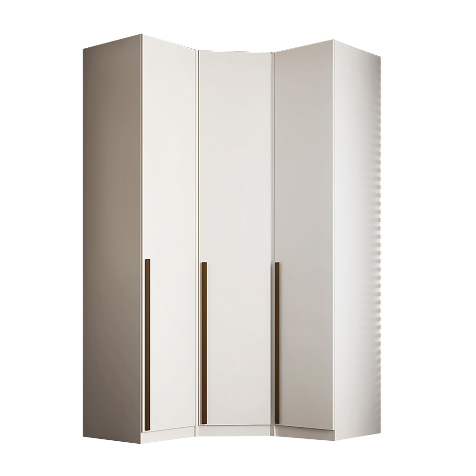 Guarda-Roupa Modulado Altezza 3 Portas 3 Gavetas Branco 131 cm