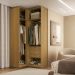 Guarda-Roupa Modulado Altezza 3 Portas 3 Gavetas Freijó 125 cm