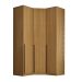 Guarda-Roupa Modulado Altezza 3 Portas 3 Gavetas Freijó 131 cm